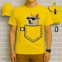 Dogecoin Pocket Doge Coin T-Shirt thumb 6