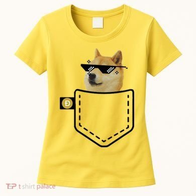 Dogecoin Pocket Doge Coin Women's T-Shirt
