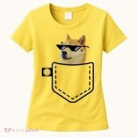 Dogecoin Pocket Doge Coin Women's T-Shirt thumb 0