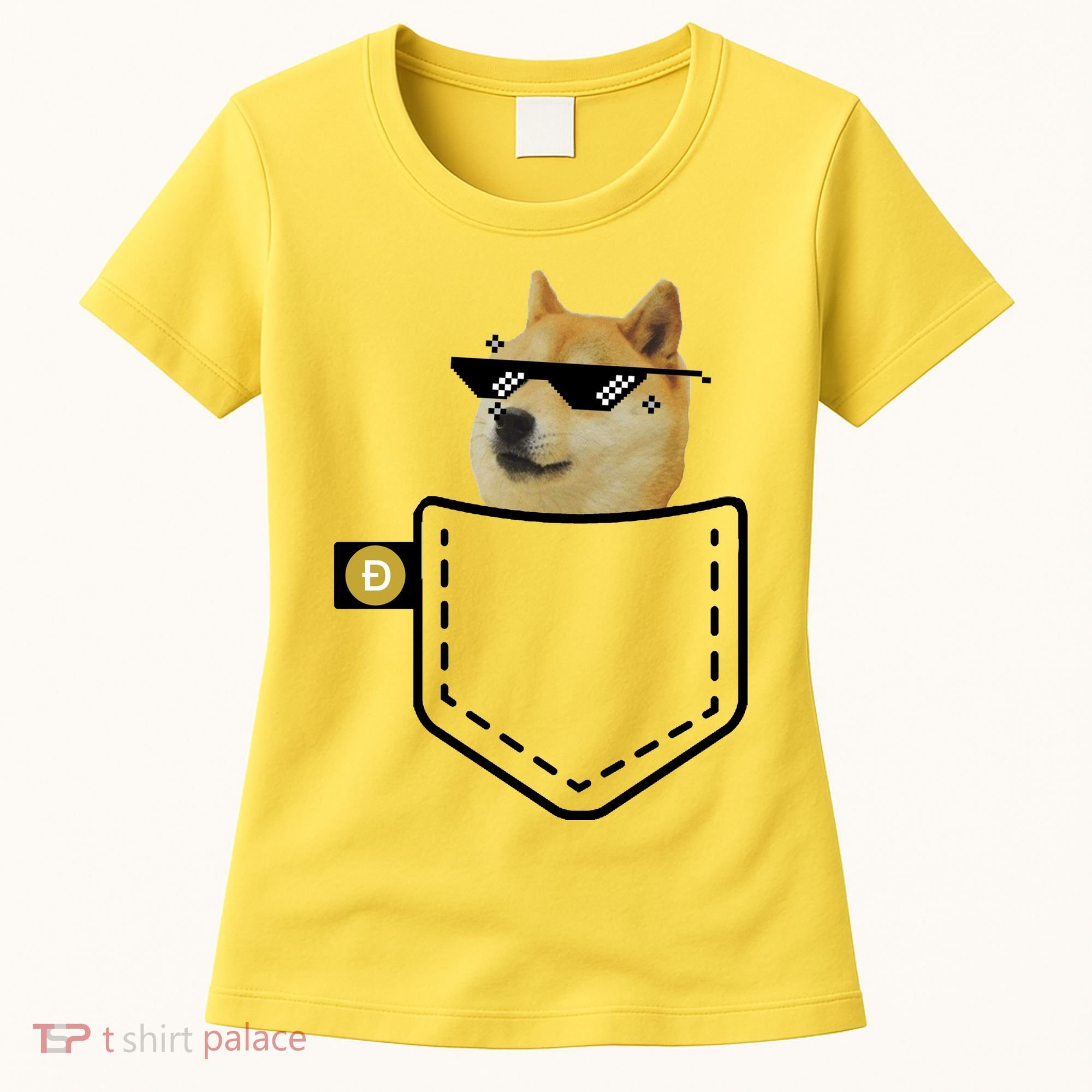 Dogecoin Pocket Doge Coin Women's T-Shirt