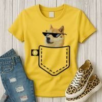 Dogecoin Pocket Doge Coin Women's T-Shirt thumb 3