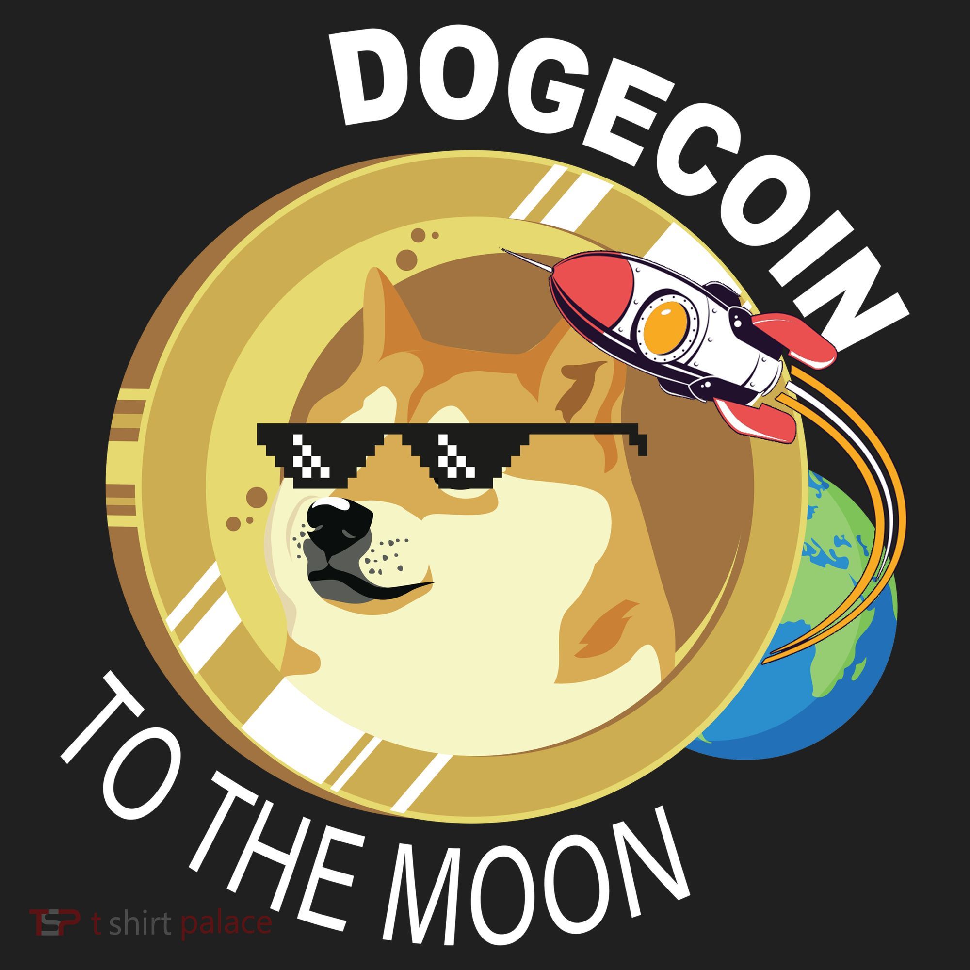 DogeCoin To The Moon Women's Sweatshirt
