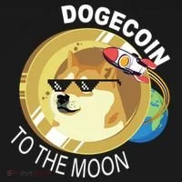 Dogecoin to the moon Doggie Tank thumb 4