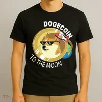 Dogecoin to the moon T-Shirt thumb 3