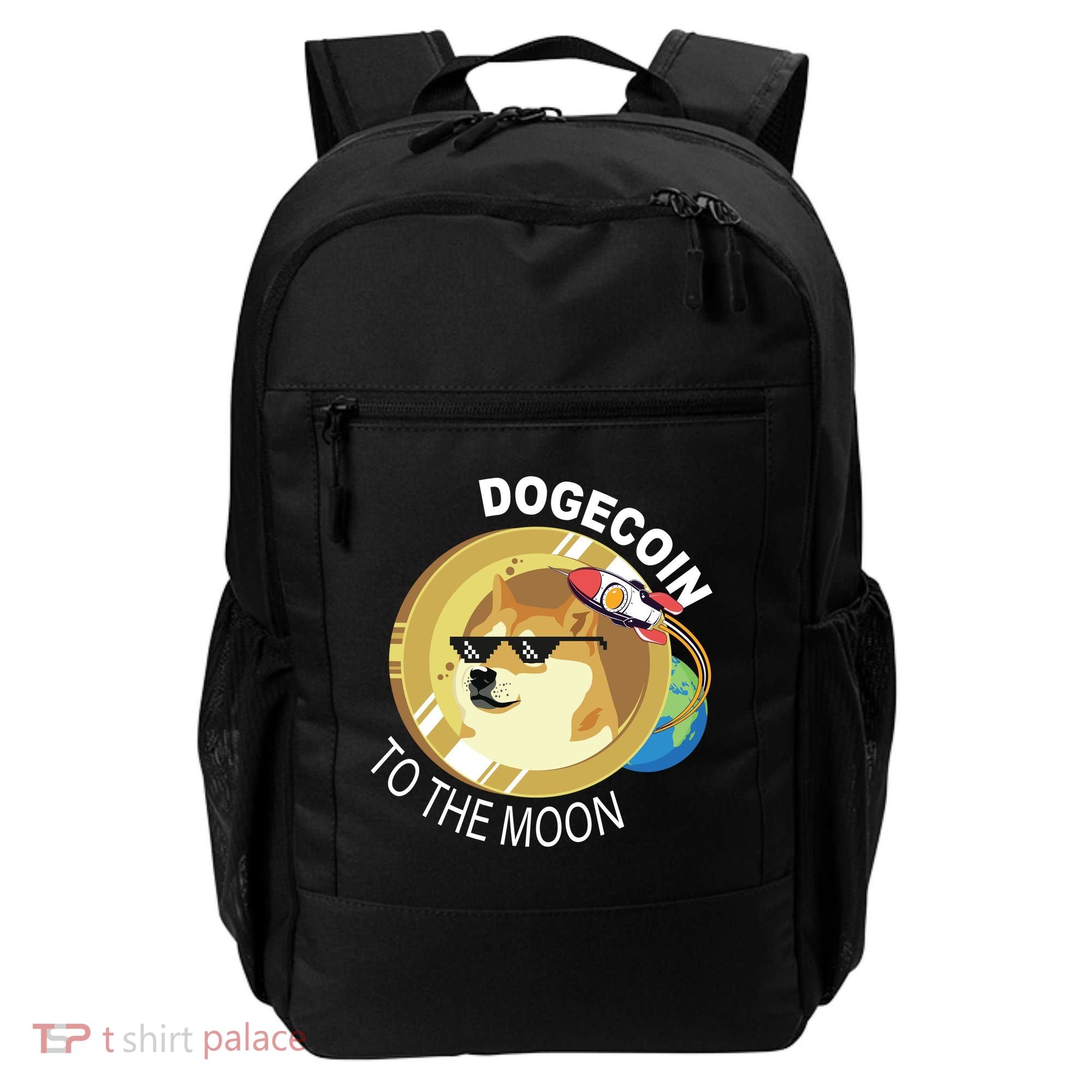 Dogecoin to the moon Backpack