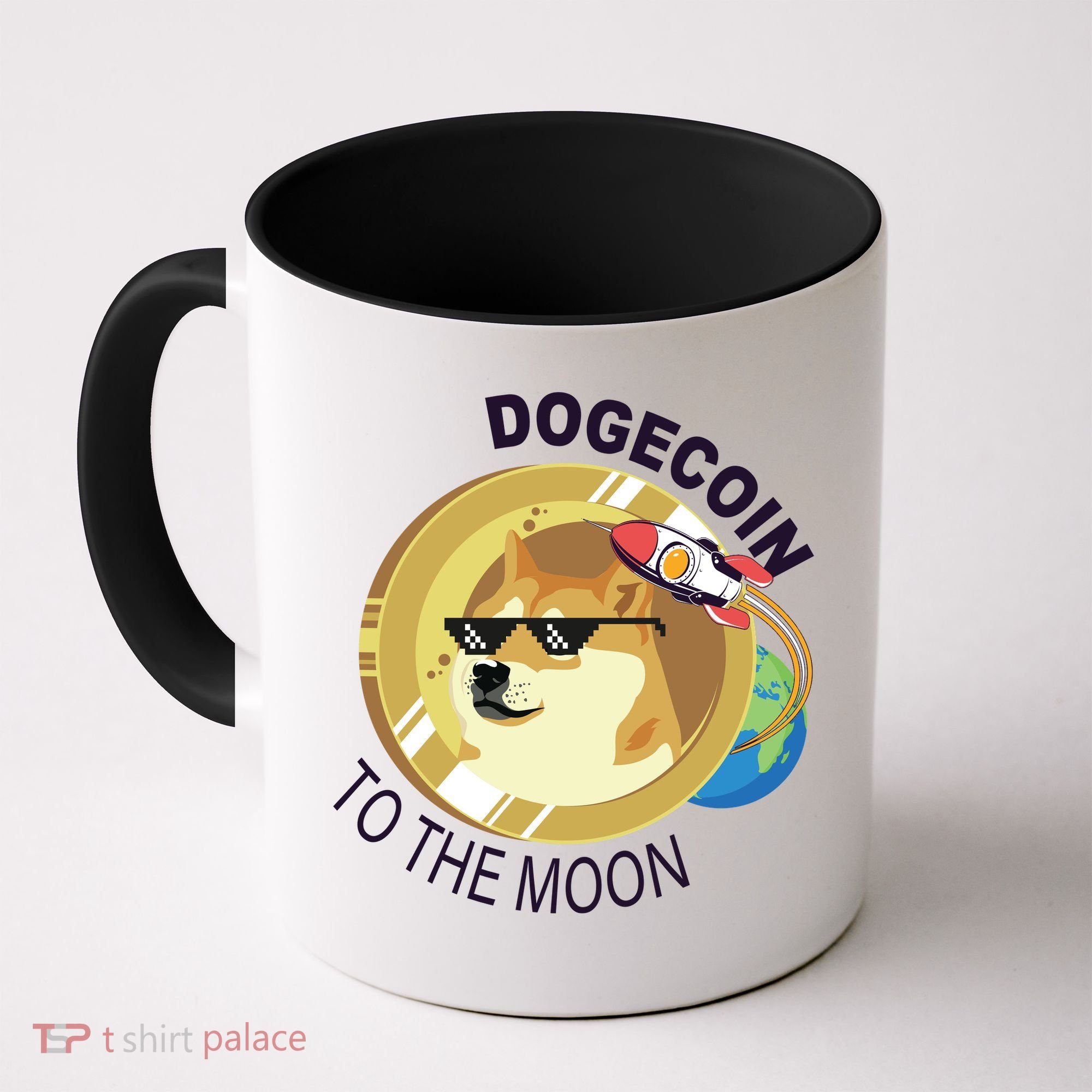 Dogecoin to the moon Coffee Mug