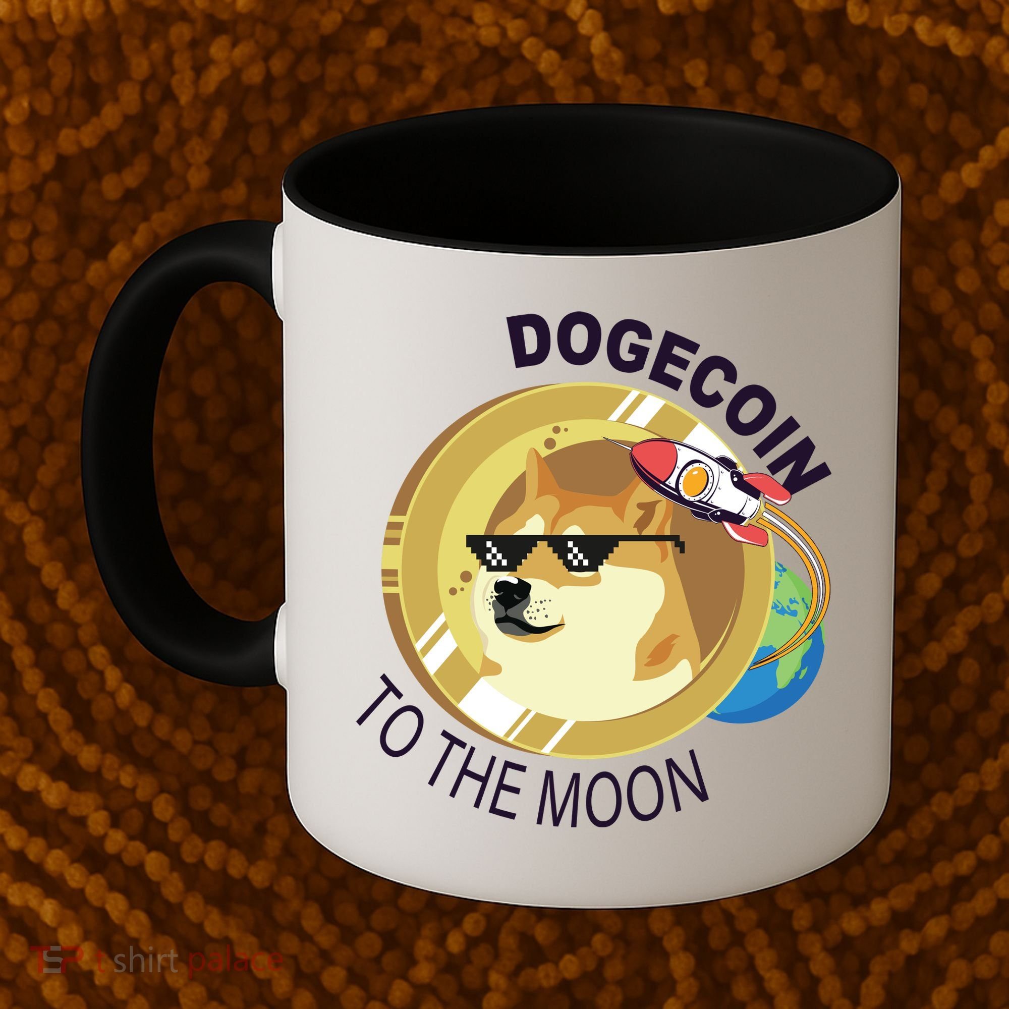 DogeCoin To The Moon Coffee Mug