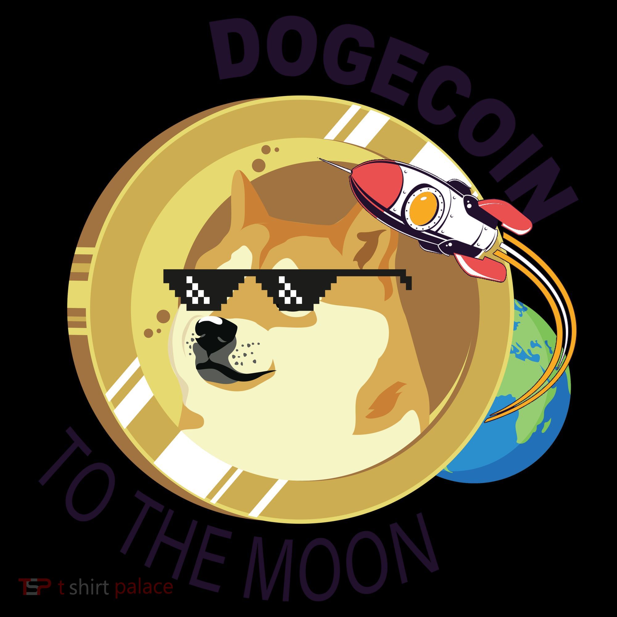 DogeCoin To The Moon Coffee Mug