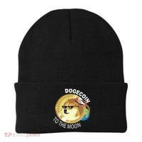 DogeCoin To The Moon Beanie thumb 0
