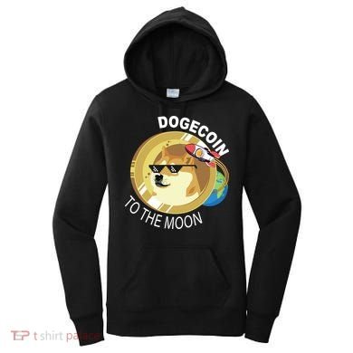 DogeCoin To The Moon Women's Hoodie