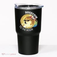Dogecoin to the moon Tumbler thumb 0