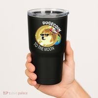 Dogecoin to the moon Tumbler thumb 2