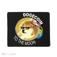 Dogecoin to the moon Mousepad thumb 0