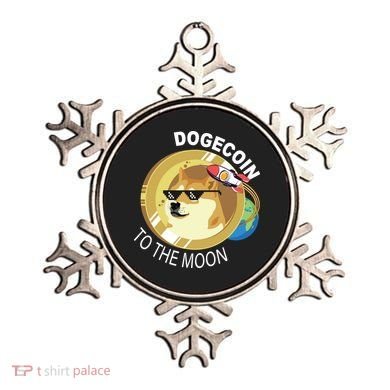 Dogecoin to the moon Ornament