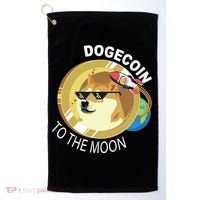 DogeCoin To The Moon Golf Towel thumb 0