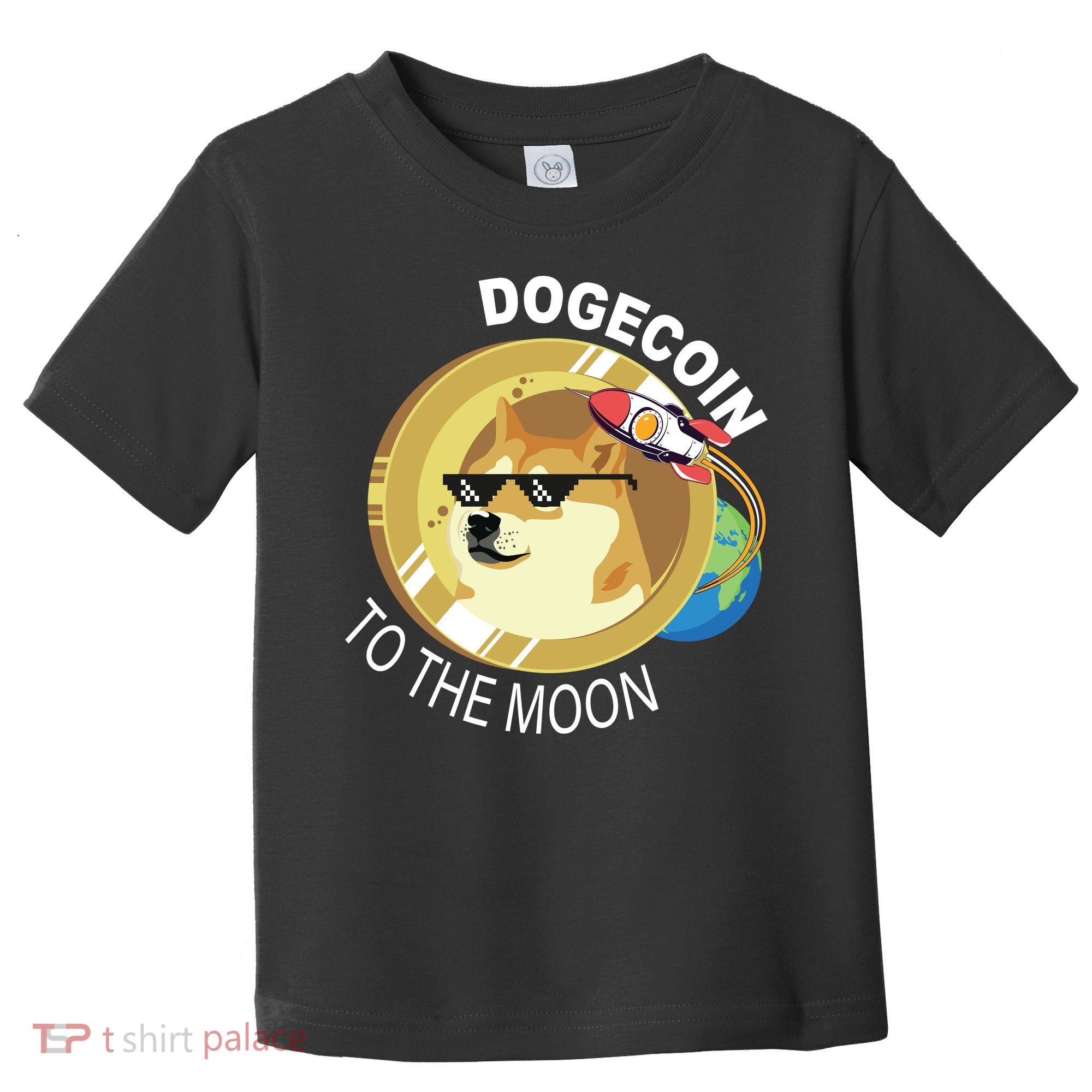 Dogecoin to the moon Toddler T-Shirt
