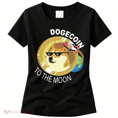 Dogecoin to the moon Women's T-Shirt