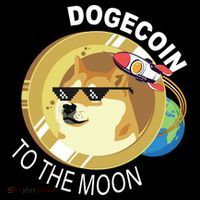 Dogecoin to the moon Kids Sweatshirt thumb 2