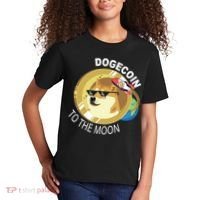 Dogecoin to the moon Kids T-Shirt thumb 2