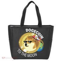 Dogecoin to the moon Tote Bag thumb 0