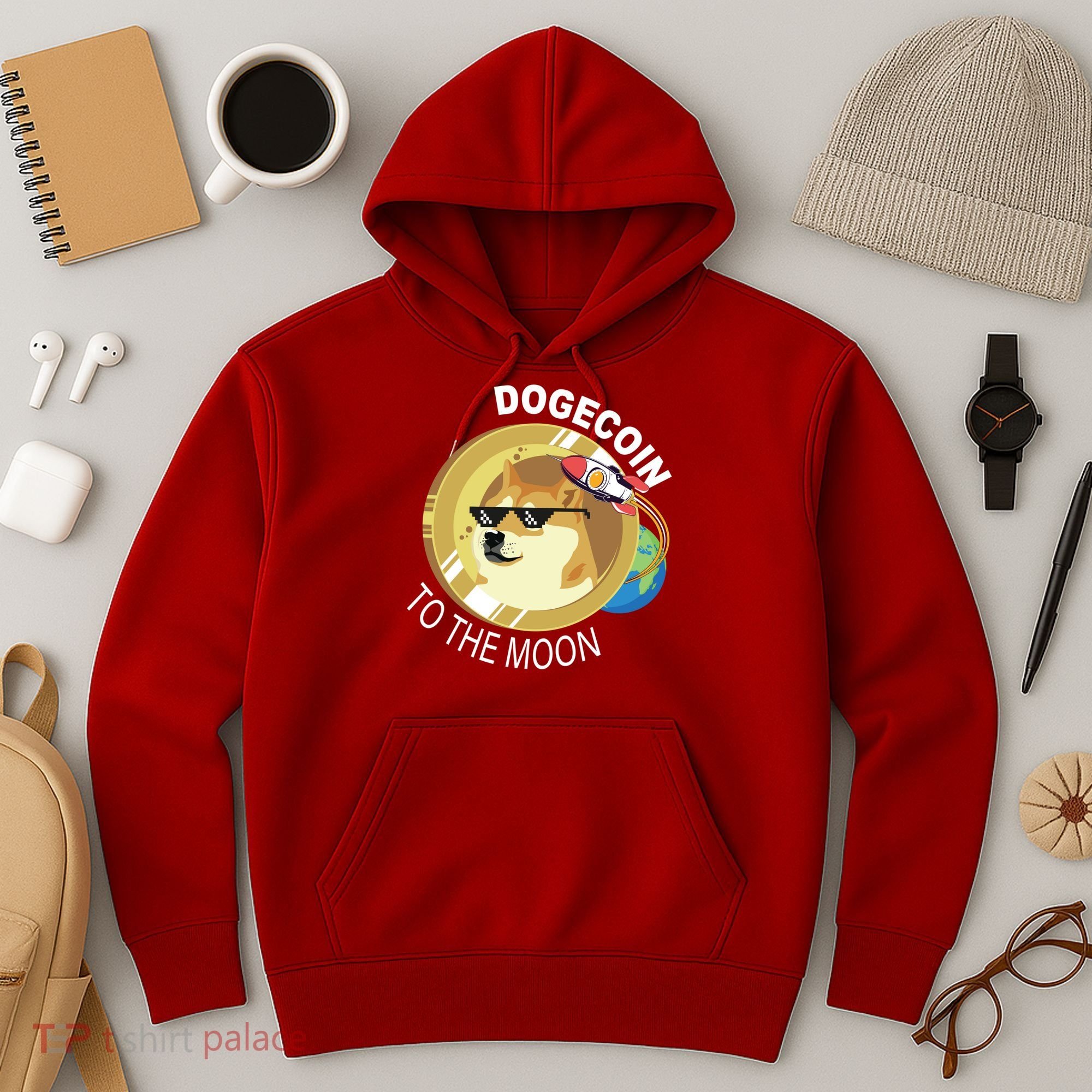 DogeCoin To The Moon Hoodie