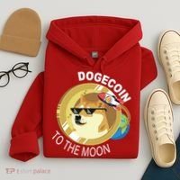 DogeCoin To The Moon Hoodie thumb 4