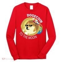 DogeCoin To The Moon Long Sleeve Shirt thumb 0