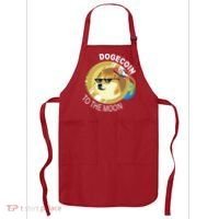 DogeCoin To The Moon Apron thumb 0