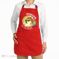 DogeCoin To The Moon Apron thumb 2