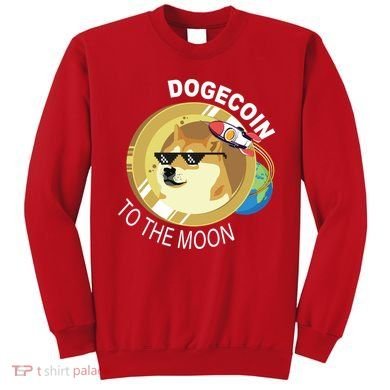 DogeCoin To The Moon Sweatshirt