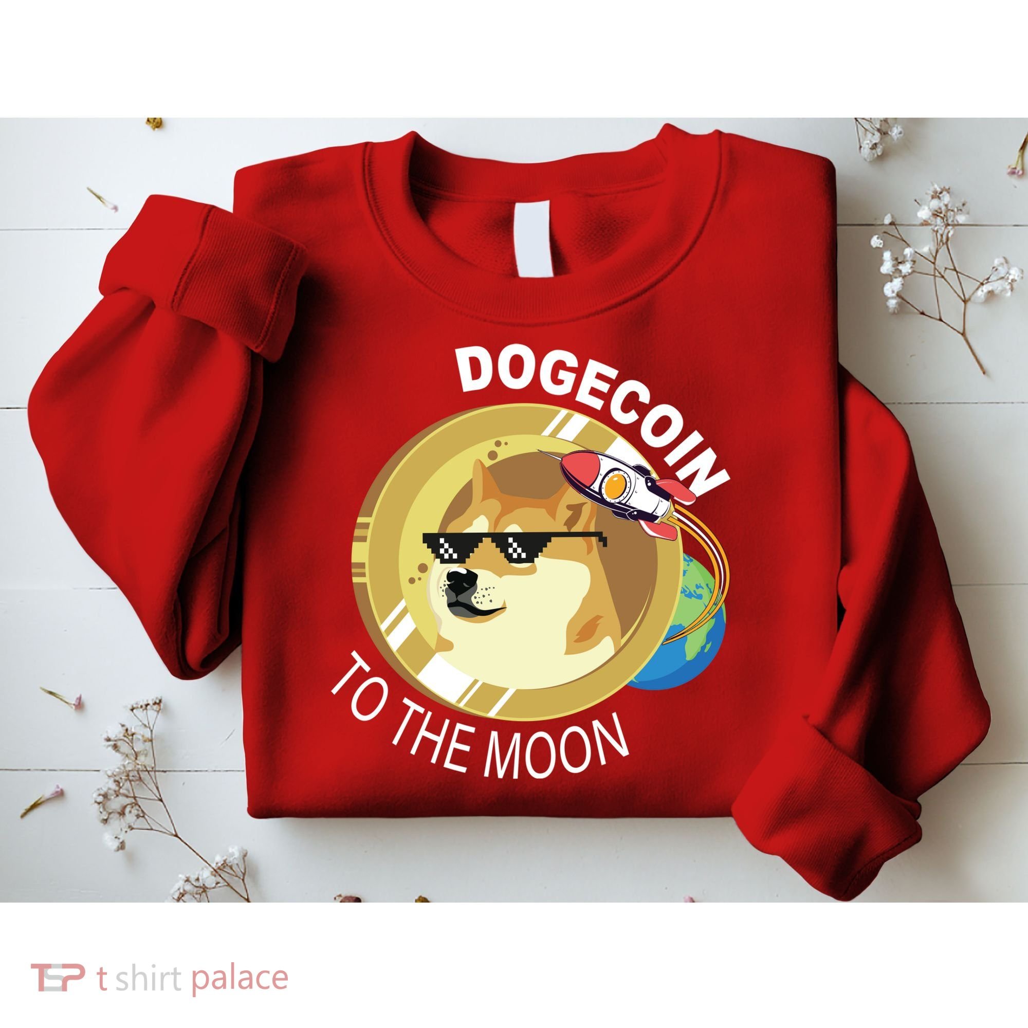 DogeCoin To The Moon Sweatshirt
