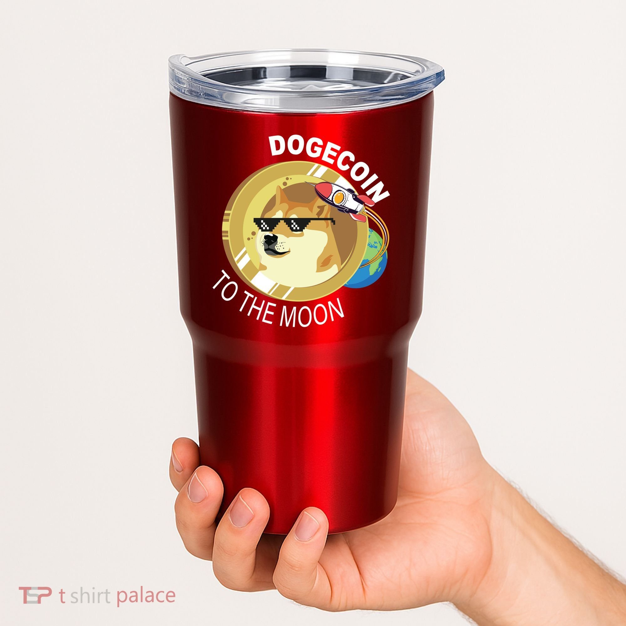 DogeCoin To The Moon Tumbler