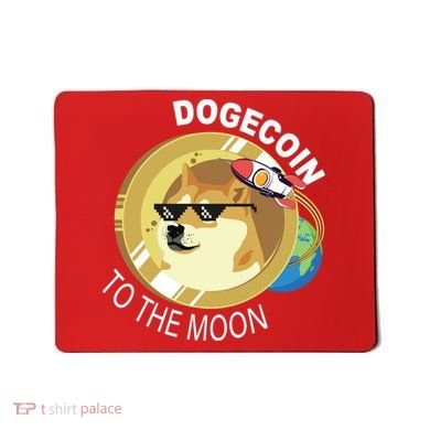 DogeCoin To The Moon Mousepad