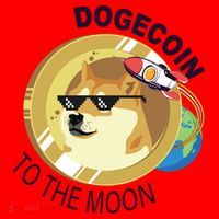 DogeCoin To The Moon Santa Hat thumb 1