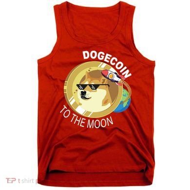 DogeCoin To The Moon Tank Top