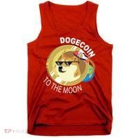DogeCoin To The Moon Tank Top thumb 0