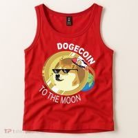 DogeCoin To The Moon Tank Top thumb 2