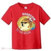 DogeCoin To The Moon Toddler T-Shirt thumb 0