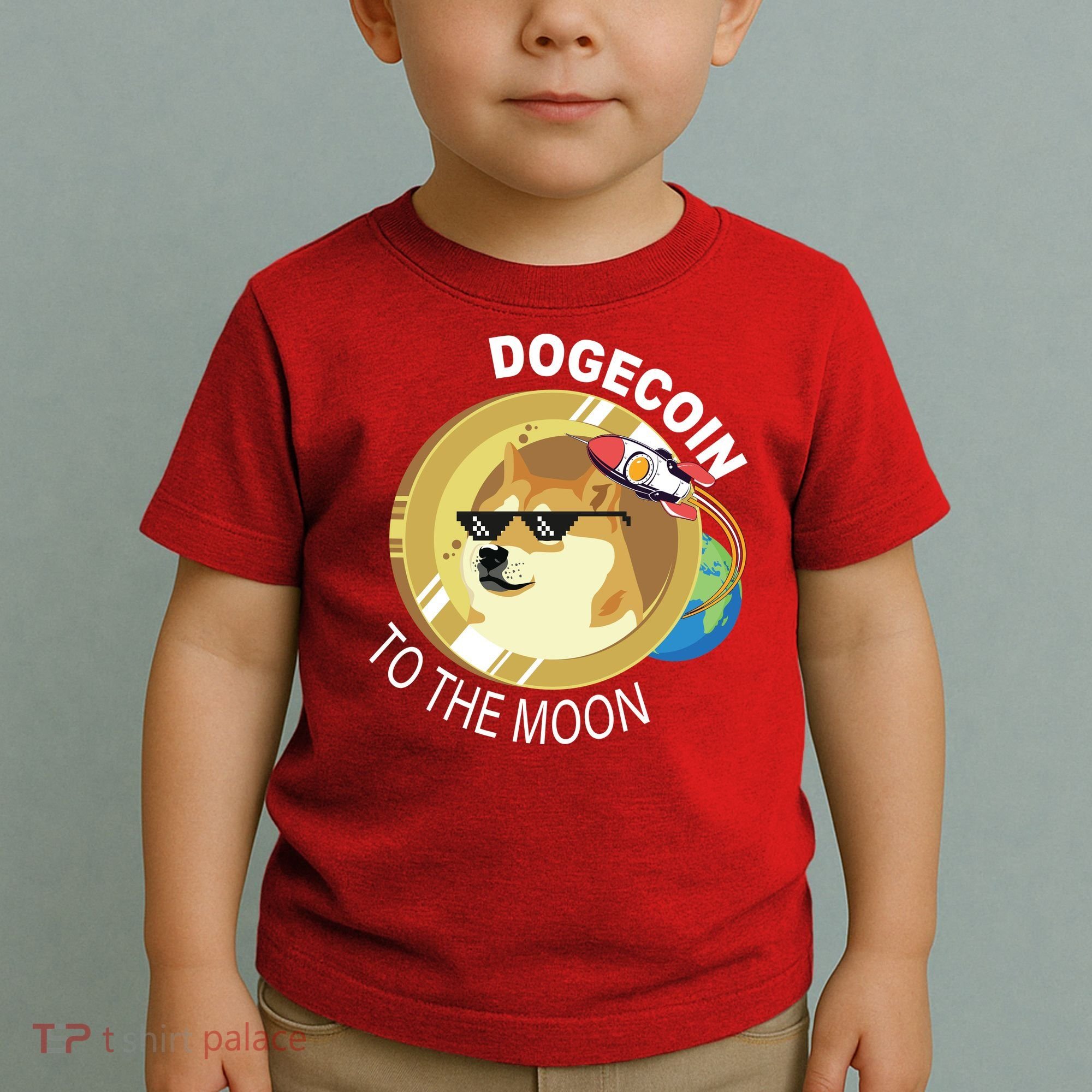 DogeCoin To The Moon Toddler T-Shirt