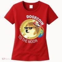 DogeCoin To The Moon Women's T-Shirt thumb 0