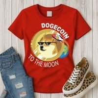 DogeCoin To The Moon Women's T-Shirt thumb 3