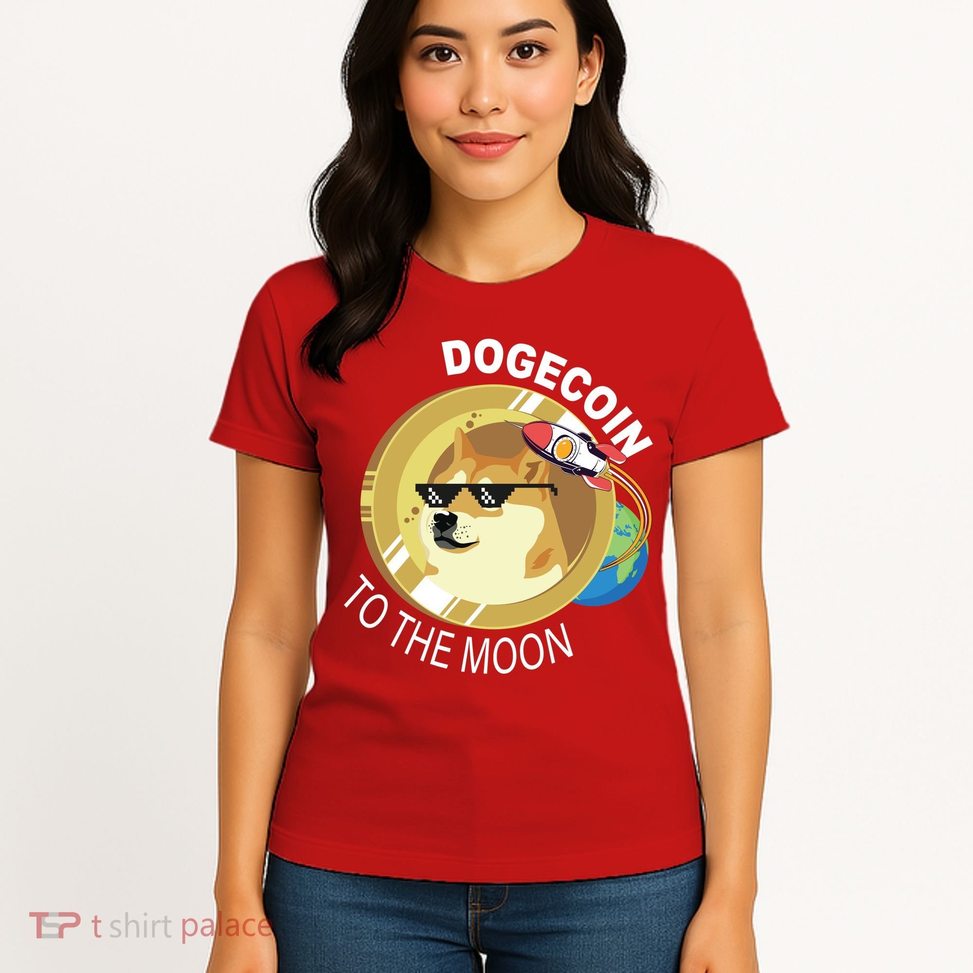 DogeCoin To The Moon Women's T-Shirt