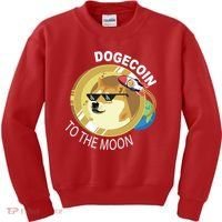 DogeCoin To The Moon Kids Sweatshirt thumb 0