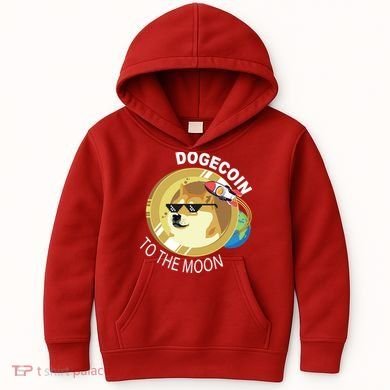 DogeCoin To The Moon Kids Hoodie