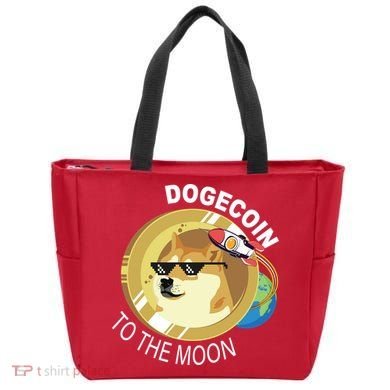 DogeCoin To The Moon Tote Bag