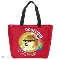 DogeCoin To The Moon Tote Bag thumb 0