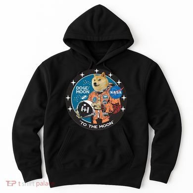 Dogecoin To The Moon Astronaut Hoodie