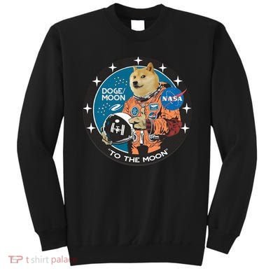 Dogecoin To The Moon Astronaut Sweatshirt
