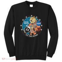 Dogecoin To The Moon Astronaut Sweatshirt thumb 0