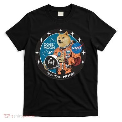 Dogecoin To The Moon Astronaut T-Shirt